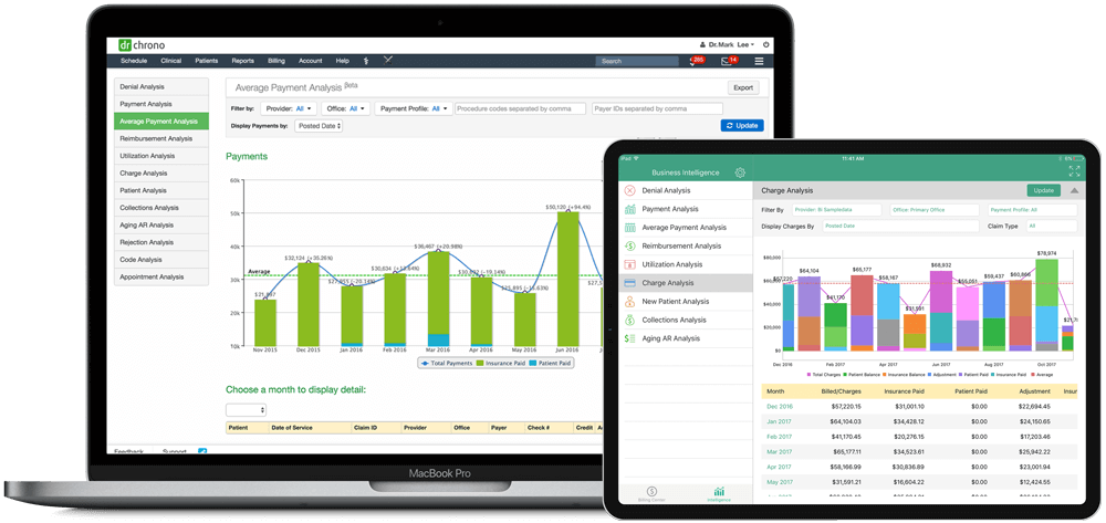 Form builder and free draw capabilities for DrChrono EHR on macbook and iPad